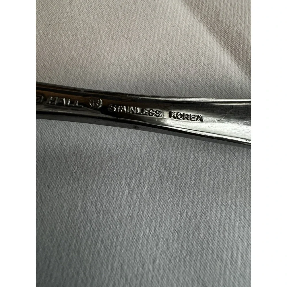 Oxford Hall Tally Ho Stainless Steel Flatware Dinner Forks Scroll Floral